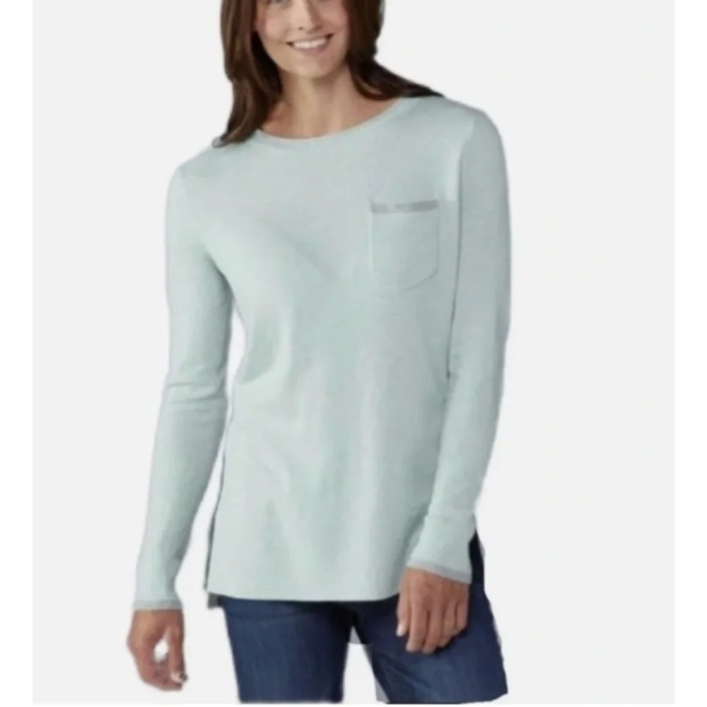 Smartwool Shadow Pine Pocket Sweater Womens XS‎ Blue Pocket Gorpcore Minimalist